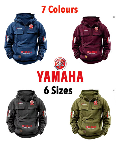 Yamaha hoodie retro - uk, size