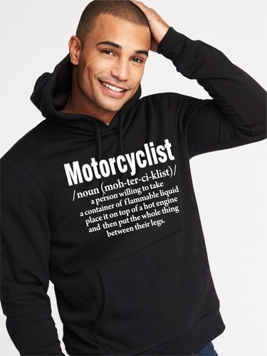 Motorcyclist biker hood - motorcyclist,